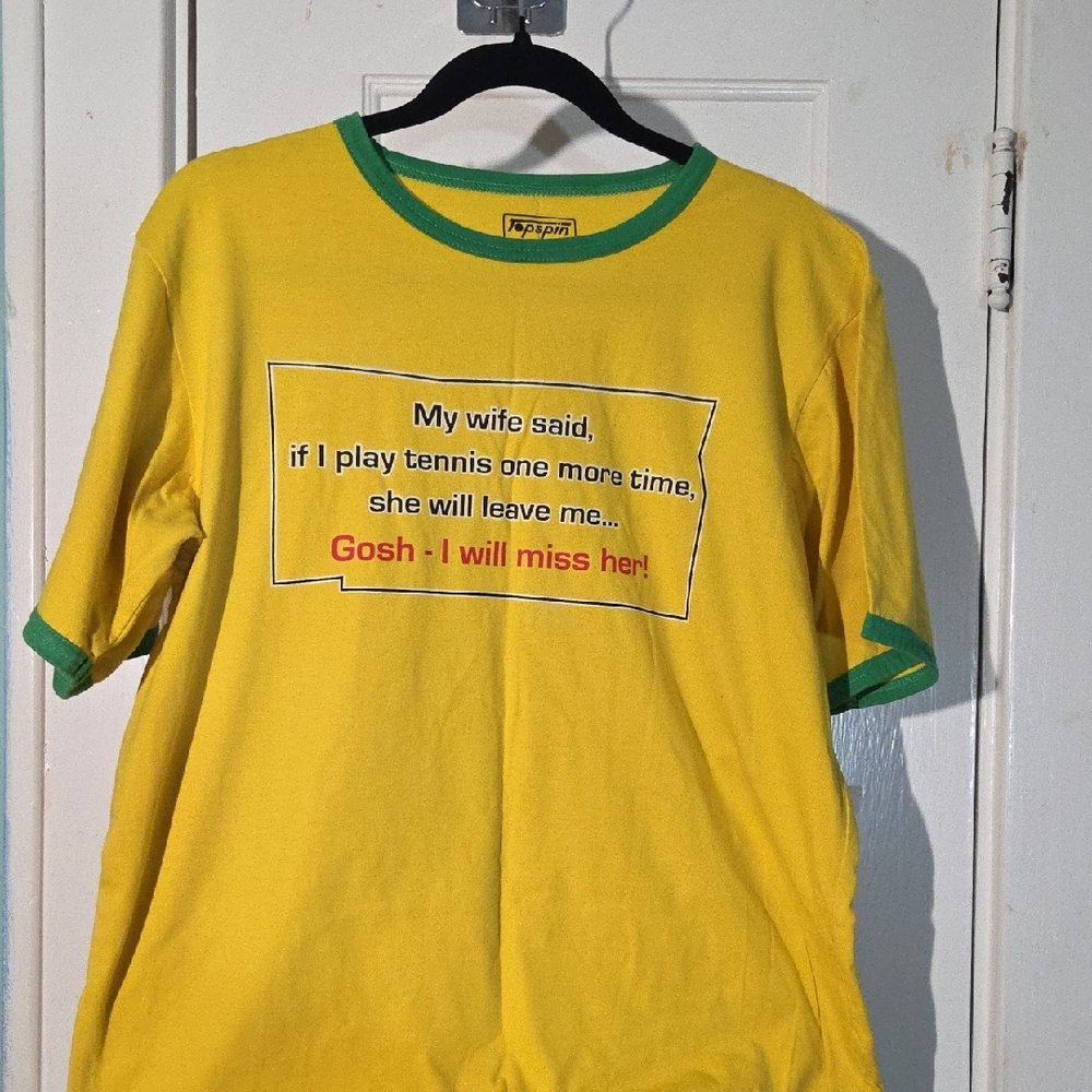 Yellow Men's Short Sleeve Tee
